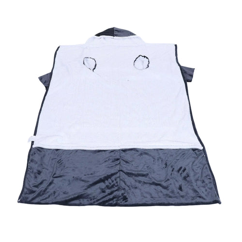 【Hot】50X70Inch Electric Wearable Blanket with Sleeves Hood and Foot Pocket Flannel 10 Heating Levels with 3 Time Settings